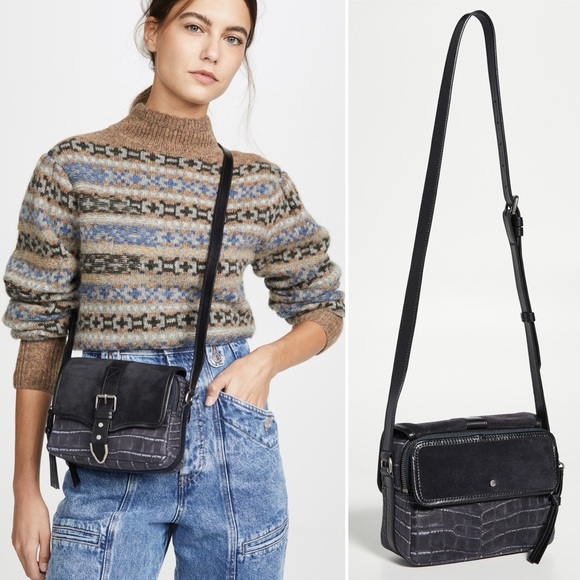 Isabel Marant | NWOT Tinsen Bag in Faded Black - Picture 1 of 11